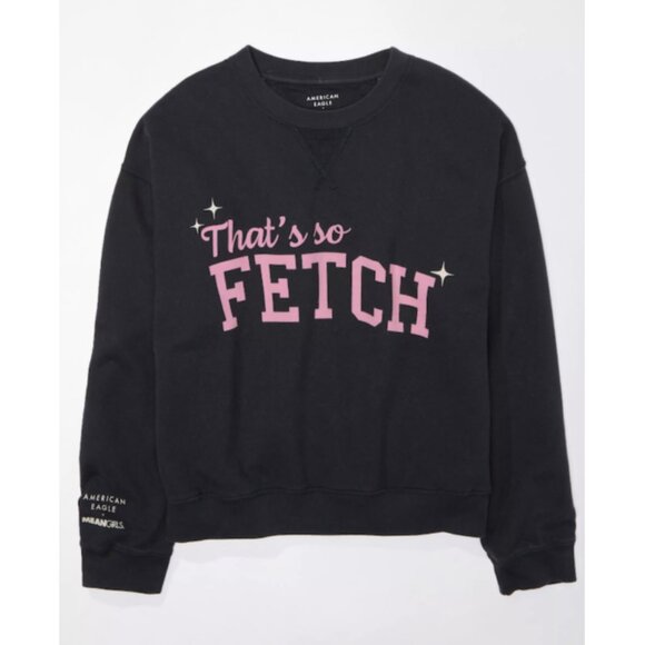 American Eagle x Mean Girls Crew Neck Sweatshirt | That's So Fetch - Picture 1 of 8